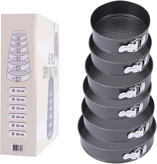 Springform Pan, Nonstick Cake Pan, Round cheesecake pan with leak-proof non-stick bottom removable bakeware.Cheesecakes, Pizzas and Quiches. (7+8+8.5+9.5+10+11 Inches)