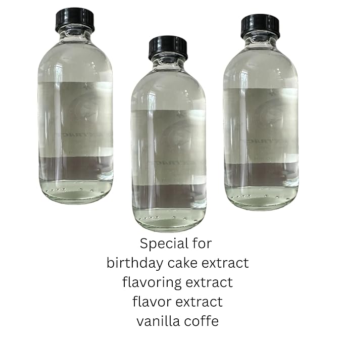 Royal Artisan Clear Vanilla Extract, with real vanilla bean, Organic, colorless; ideal for white icings, buttercream, light cakes and beverages; clean flavor; 8 fl oz (240 ml) glass bottle