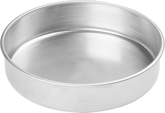 Winco Heavy-Duty Round Aluminum Layer Cake Pan, 9" x 2"