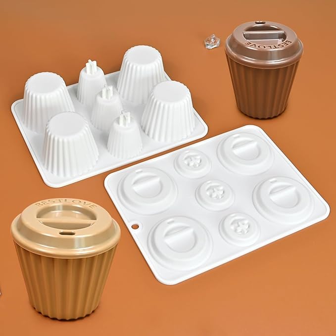 mostsom Cylinder Cup Shape Mousse Cake Mold For Making Chocolate Muffin Ice Shot Glass Mould Kitchen Baking Tool (D_ Curve Cup)