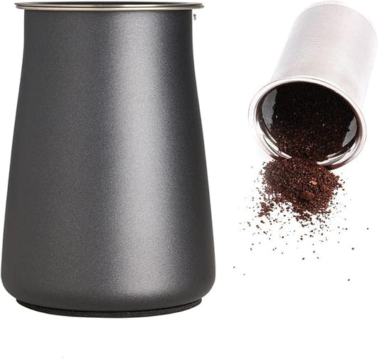 watchget Coffee Sifter Coffee Grind Sieve 250um Fine Mesh Espresso Powder Sieve with Non-slip Base Stainless Steel Grounds Receiver Pour Over Making Accessory