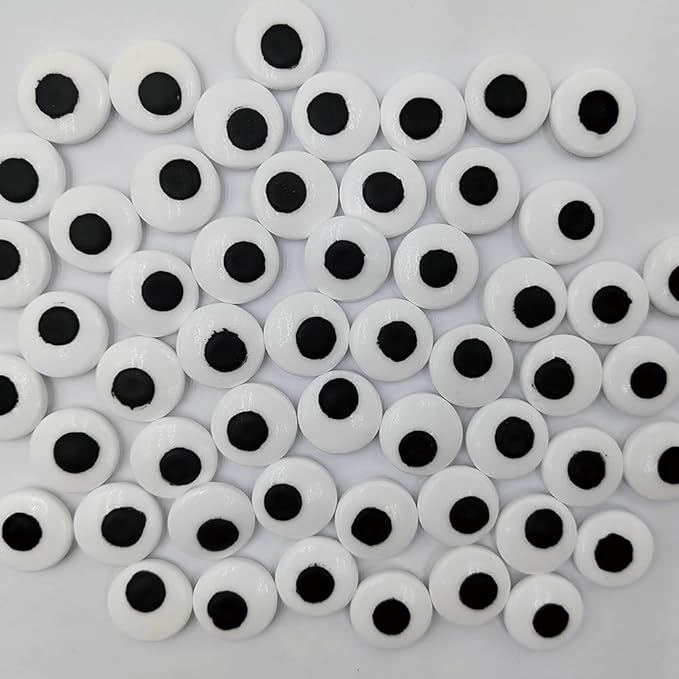 2 Bottles Candy Eyes Eyeballs Cake Cupcake Toppers Edible Eyes for Decorating, Two Size Mixed - Halloween, Christmas, Easter, and Edible Art Project Candy Decorations