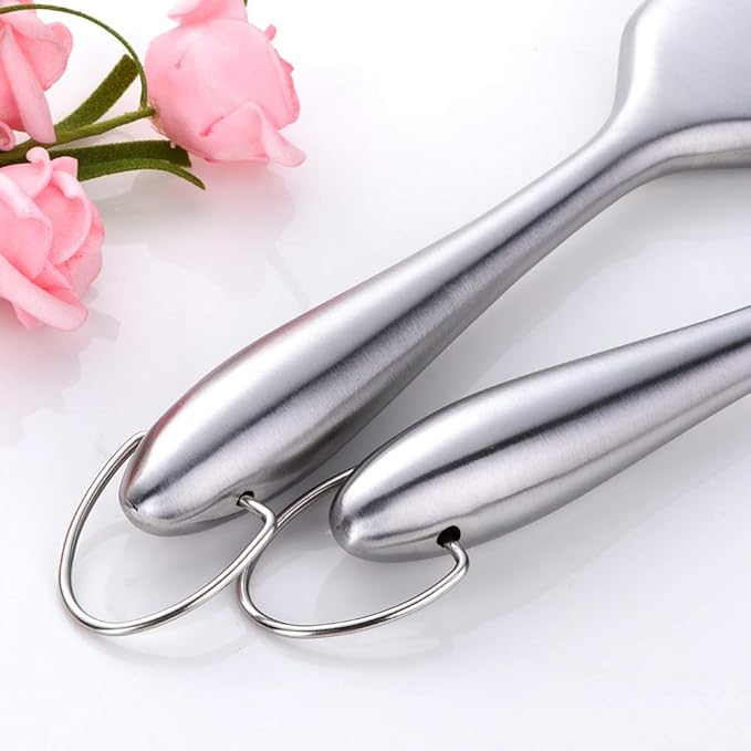 2 Pack Grill Basting Brush with 2 Pack Back Up Silicone Brush Heads, No Shed Bristles Stainless Steel Handles Heatproof Rust Resistant, Pastry Brushes for Kitchen Cooking BBQ, Dishwasher Safe Silver
