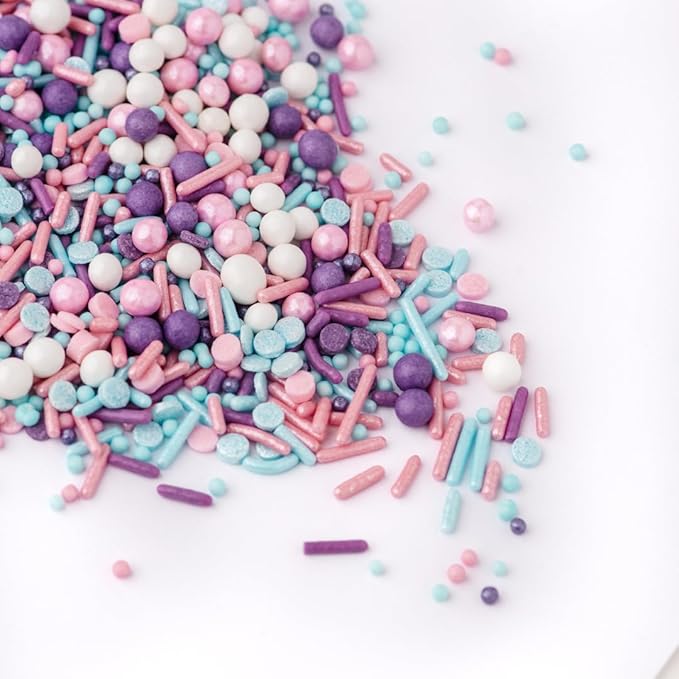 Sweets Indeed Sprinkles, Cupcake Edible Sprinkle Mix, Perfect for Cake Decorations, Baking, Ice Cream, Cookies, Cupcake Topper