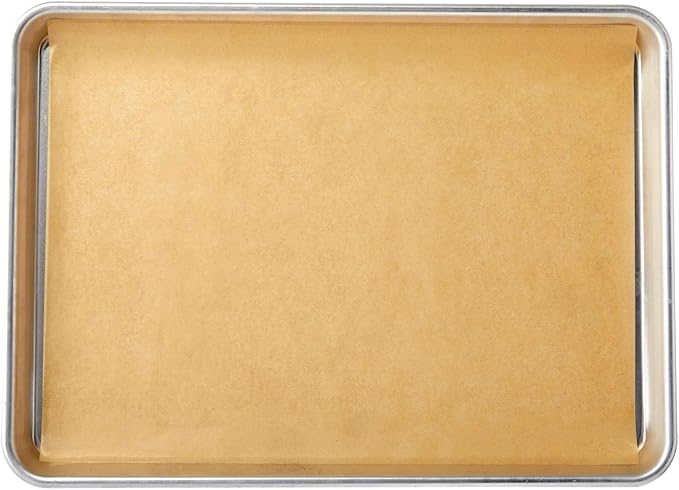 Juvale Parchment Paper Sheets - 200 Pack, 12 x 16 in, Unbleached Brown - Nonstick Half Sheet Pan Liners & Parchment Paper for Baking - Disposable Air Fryer Liners for Grilling & Steaming