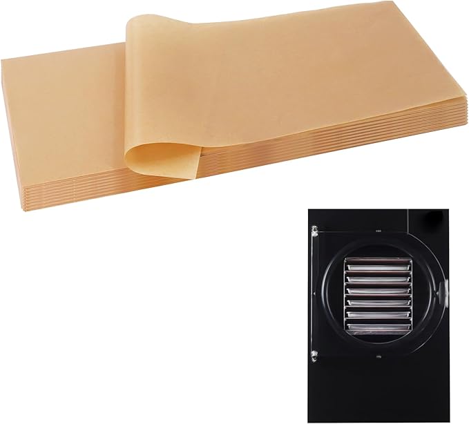 500 Pcs Parchment Paper Sheets for Harvest Right Freeze Dryer, Parchment Paper Sheets-Freeze Dryer Tray Mats for Harvest Right, Freeze Dryer Accessories for Medium Trays Pre-Cut Mats (17" x 6.8")