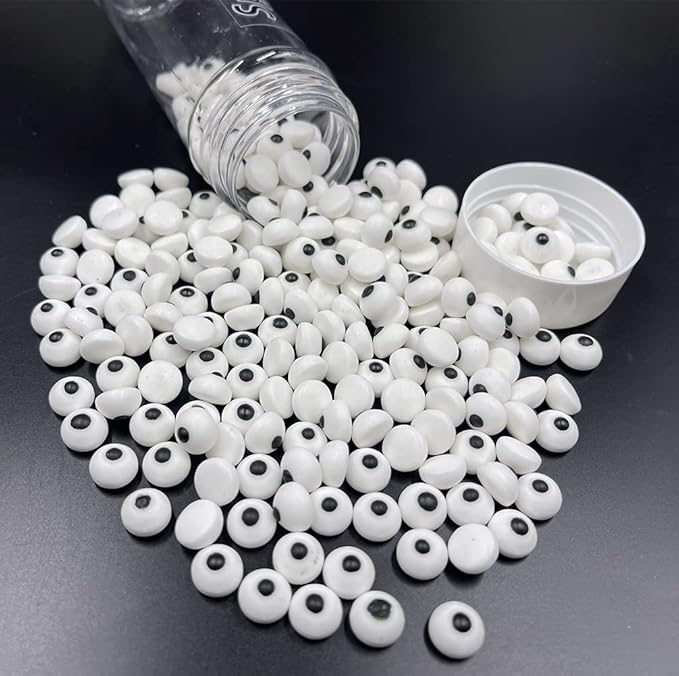 Christmas Candy Eyeballs Eyes Cake Cupcake Toppers 120g/ 4.2oz Cookie Decorations Edible Dessert Sprinkles for Thanksgiving Day Christmas Cake Cupcakes Decoration