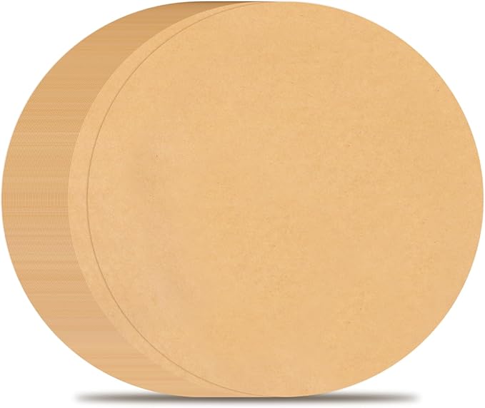 BYKITCHEN 12 Inch Parchment Paper Rounds, Set of 200, Non-Stick Baking Paper for Pizza Maker, Cake Pan and More