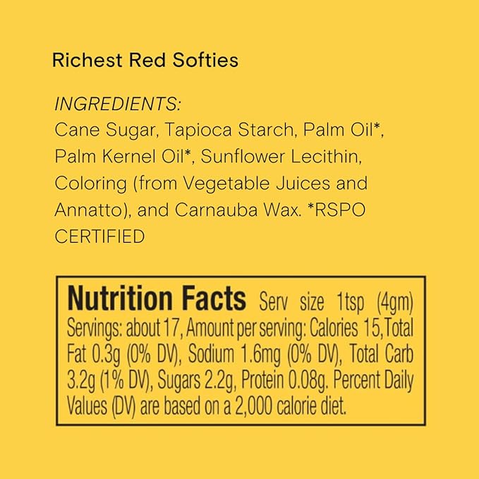 Richest Red Softies, 16oz bags