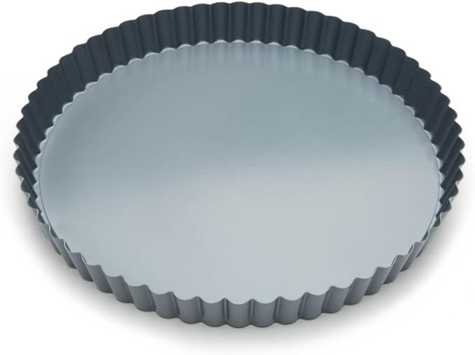Fox Run 9.5-Inch Non-Stick Tart Pan, Removable Bottom Quiche Pan
