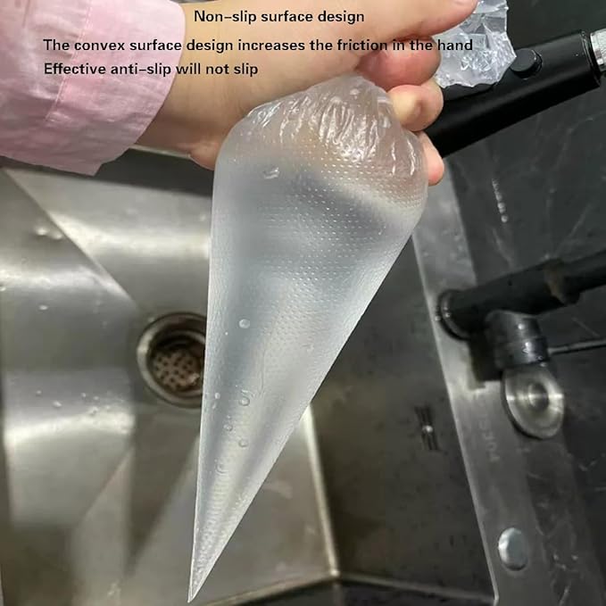 Piping Bags - 10 Inch Disposable Icing Bags, Disposable Decorating Bags for Frosting, Pastry Bags Disposable, Great for Cakes and Cookies Decoration (200 PCS)