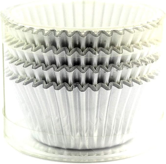 Eoonfirst Foil Cupcake Liners Standard Baking Cups 100 Pcs (Silver)