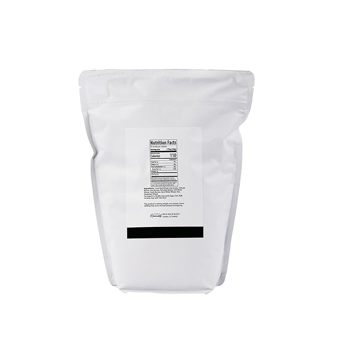 Minimalist 9 Grain Flour, Perfect for Baking and Cooking, Packaged in a Refillable Bag (3 Pound)