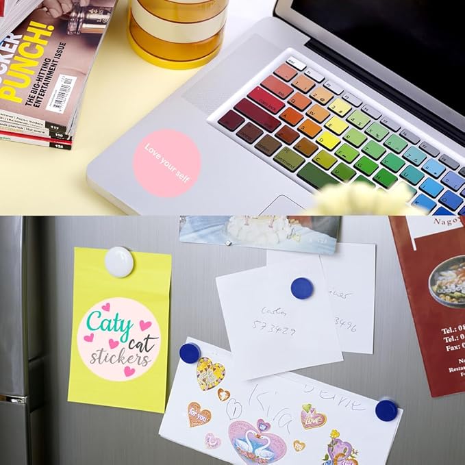 100,150PCS Custom Stickers for Business Logo Personalized Labels with Any Image Logo and Text Customized Stickers for Thank You Business(Fancy Frame)