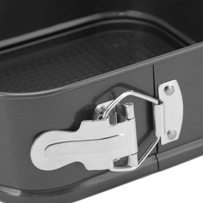 3Pcs Springform Pan, Leakproof Nonstick Cheesecake Pan with Stainless Steel Spring Buckle, Springform Cake Pan with Removable Bottom for Cheesecake Pizza Bread (18/20/22)