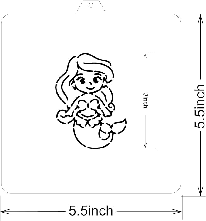 Reusable PYO Cookie Stencil Paint Your Own Custom Design Unique Cookies Stencils Creates Custom Coloring Pages Designs, Perfect for Kids, Parties, and Bakers. Detailed Designs.