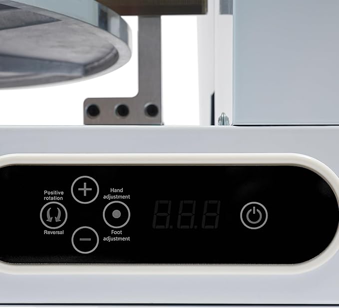 Cake Decorating Machine, 4-16 inch Cake Cream Spreading Coating Smearing Machine Cream Smooth Coating Decoration with Adjustable Spatula Turntable for Cake Shops, Dessert Shops (White)