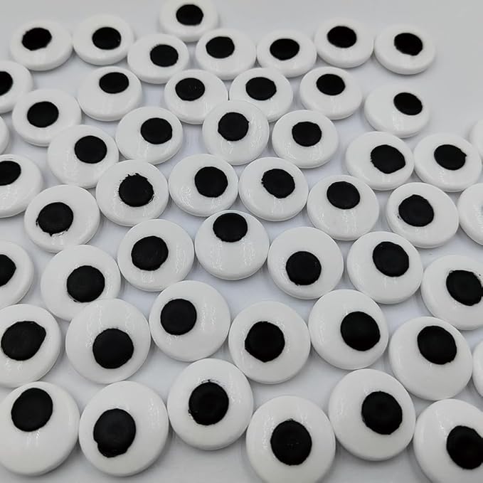 2 Bottles Candy Eyes Eyeballs Cake Cupcake Toppers Edible Eyes for Decorating, Two Size Mixed - Halloween, Christmas, Easter, and Edible Art Project Candy Decorations