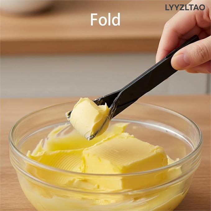 Measuring Spoons Set Adjustable - Flat 3-in-1 Folding Design with 6-in-1 Capacity | Magnetic 2-Piece Silicone Spoons for Tbsp Tsp | Food-Grade Kitchen Tool