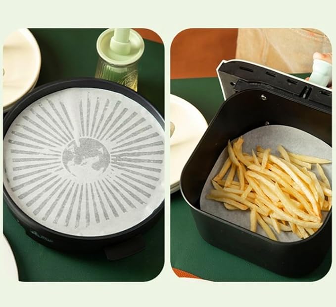 300pcs 8 Inch Parchment Paper Rounds for Baking, Non Stick Baking Parchment Circles, Burger Patty Paper for Round Cake Pan, Springform Pan, Burger Press,Separating Frozen Patties (8")