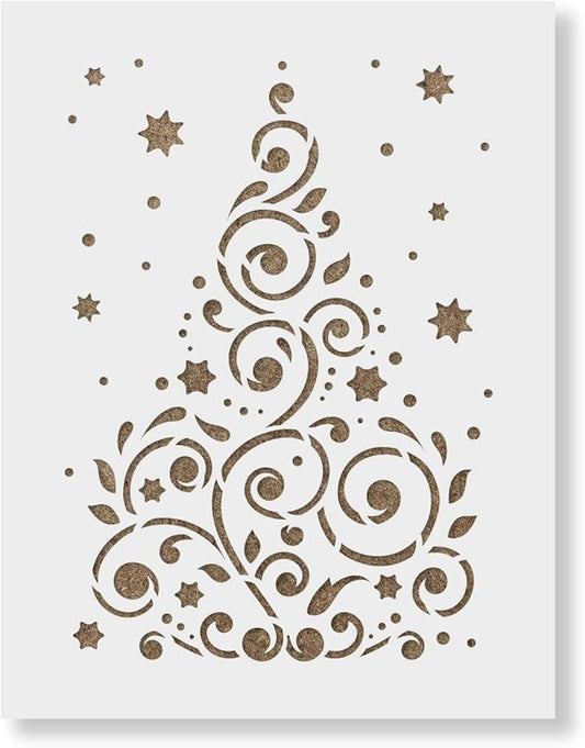 Christmas Tree Stencil - Holiday Designs, Stencil Trees