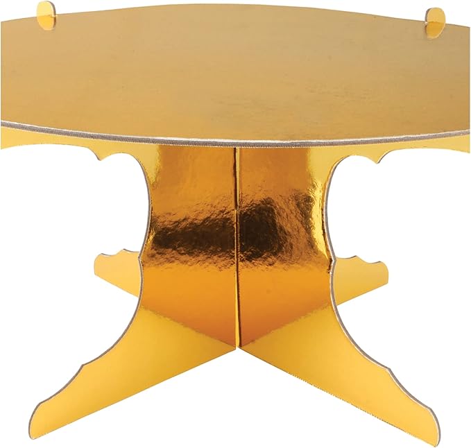 Beistle Golden Metallic Cake Stands