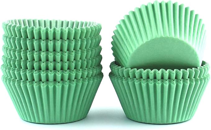 Baking Cups Cupcake Liners, Standard Sized, 300 Count (Green)