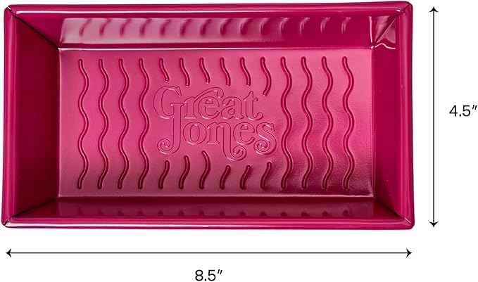 Great Jones Breadwinner (Raspberry) | Nonstick Loaf Pan for Bread, Cakes & More | Aluminized Steel with Easy Release Coating | Oven-Safe to 450°F | Even Heat Distribution | Dishwasher-Friendly