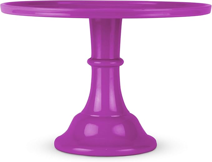 Twine Melamine Cake Stand, Cupcake Stand, Perfect for Birthdays, Weddings, Holidays Housewarming and Tea Parties, Durable and Stylish Dessert Accessory, Kitchen & Home Décor, Set of 1, Purple
