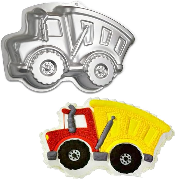 Truck Cake Pan, Car Shaped Birthday Cake Pan, 3D Aluminum Cake Decorating Molds Nonstick Baking Tools