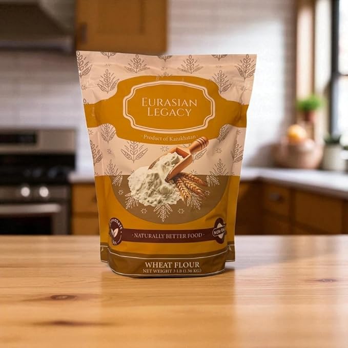 Eurasian Legacy High-Protein Non-GMO Glyphosate-Free Wheat Flour 3 lbs
