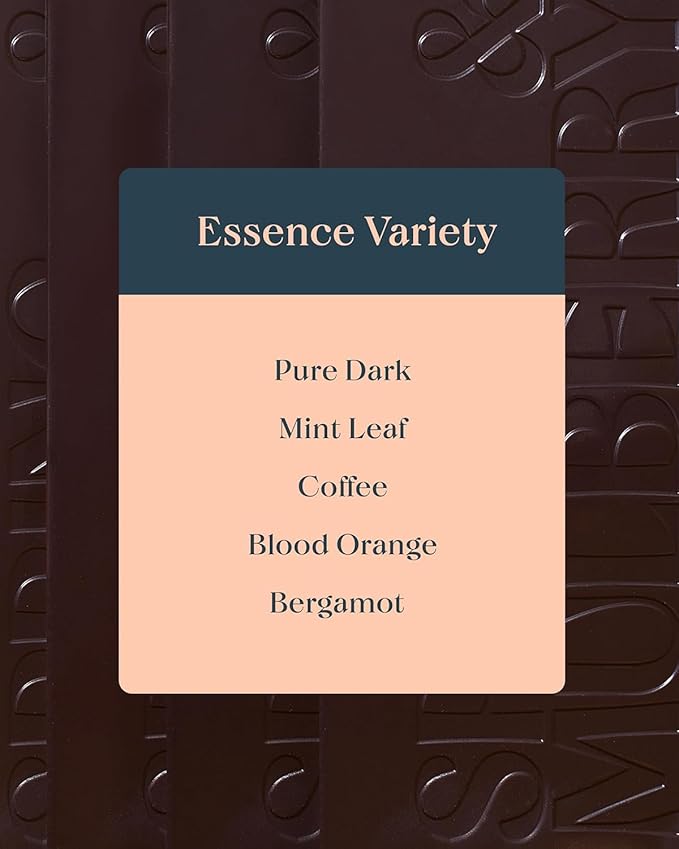 Spring & Mulberry Holiday Dark Chocolate Bars - Refined Sugar Free Dark Chocolate Sweetened w/Dates, Gluten Free Holiday Bars, Vegan Bar Treat - All Bar Gift Set