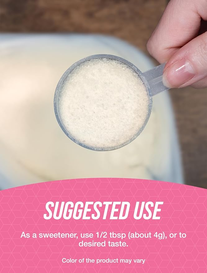 BulkSupplements.com Allulose Powder - Allulose Sweetener, Sugar Substitutes for Baking, Sugar Alternative - Pure & Gluten Free, 4g per Servings, 500g (1.1 lbs) (Pack of 1)