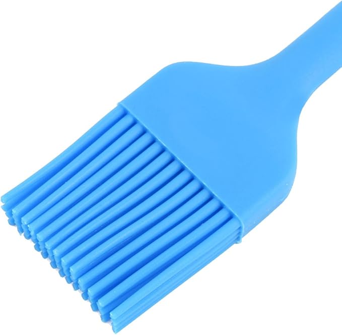 uxcell Silicone Home Kitchenware Cooking Tool Baster Turkey Barbecue Pastry Brush Blue