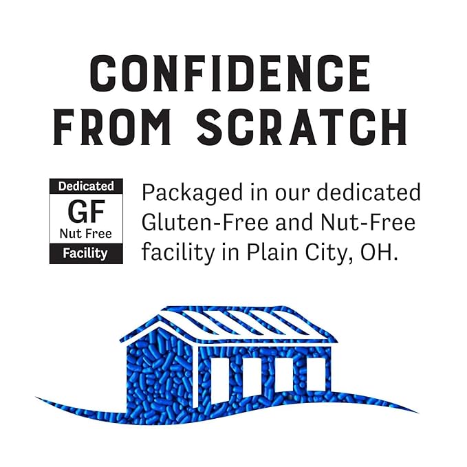 Judee's Gluten Free Blue Cake Sprinkles - Gluten & Nut Free Sprinkles - Cupcake & Cookie Decoration - Ice Cream Toppings - 4 Oz