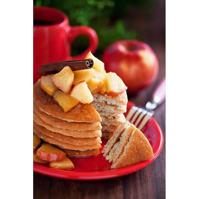 Cobblestone Kitchens | Apple Cinnamon Pancake Mix | Spiced Apple Pancakes | 16 oz Box