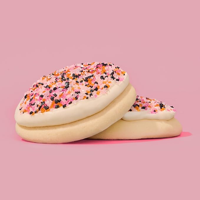 Fancy Sprinkles Limited Edition Halloween Screamsicle Sugar Pink, White, Black, and Orange Sugar Crystals (4 OZ)