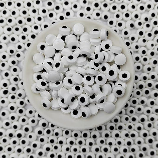 Homankit Edible Candy Eyeballs Eye Sprinkles for Cake Decorating, 7 mm Mini Eyeballs Sprinkles for Halloween Cupcake Toppers Baking Cookie Ice Cream Decorations Christmas Supplies