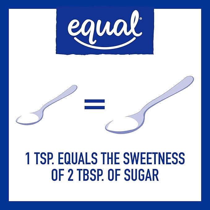 EQUAL 0 Calorie Sweetener, Powdered Aspartame and Acesulfame-K Sweetener, Zero Calorie Sugar Alternative, Erythritol Free, 1 Pound Bulk Bag (Pack of 1)