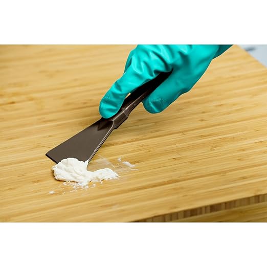 SPARTA Polypropylene Scraper Tool Food Safe Scraper for Removing Caked-On Residue in Commercial Kitchens, Plastic, 7.82 x 3 Inches, Brown