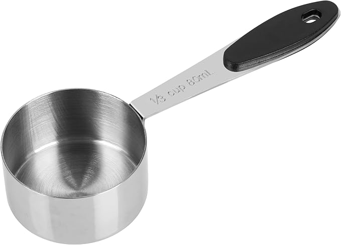 1/3 Cup Magnetic Grips Stainless Steel Measuring Cup -1PCS