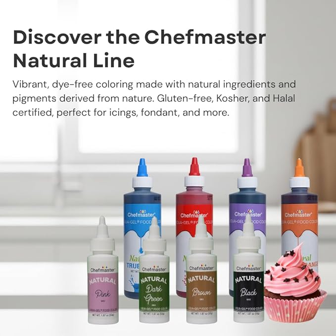 Plant-Based Natural Food Color Powder by Chefmaster, No Artificial Dyes, Purple Sweet Potato Powder for Icing, Fondant, Buttercream & Decorating, Quality Crafted in California USA, Purple, 4 oz