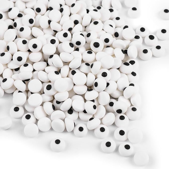 Candy Eyeballs Sprinkles 250 count Edible Eyes for Cake Decorating Cupcake, Cookies, Ice Cream Topper Cake Sprinkles Baking, Perfect For halloween Party, Christmas, New Year’S Eve (10mm Eyeballs)