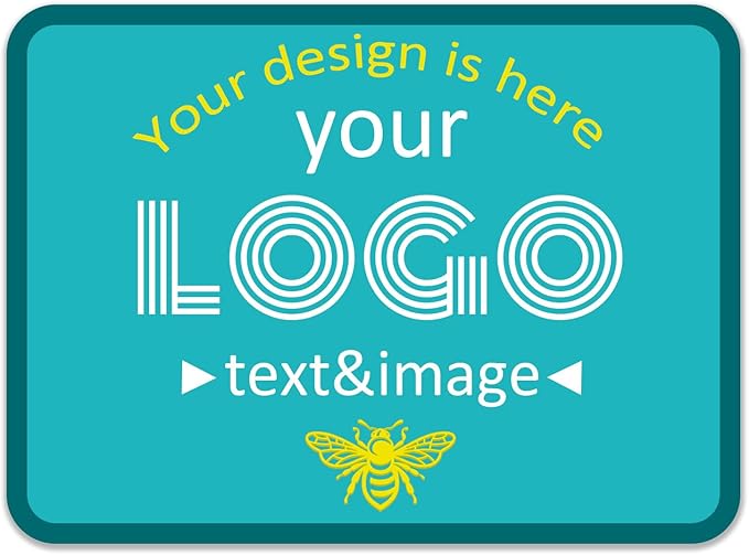 Custom Labels Stickers Personalized Business Logo Label, Self-Adhesive Jar Stickers, Organization Labels, Waterprof or not, Circle Shape, Multiple Sizes, from 30 to 1000pcs (rectanglar)