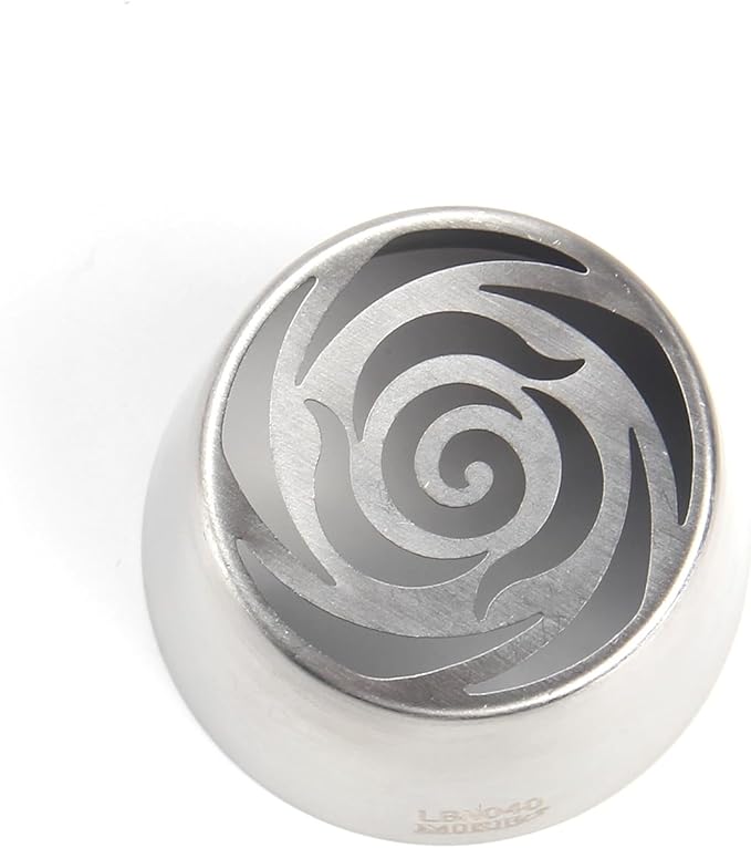 Extra Large Russian Piping Tips for Marshmallows Stainless Steel Flower Frosting Nozzles many styles Cake Decorating Baking tool for Buttercream, Cupcakes Cookies(SL40)