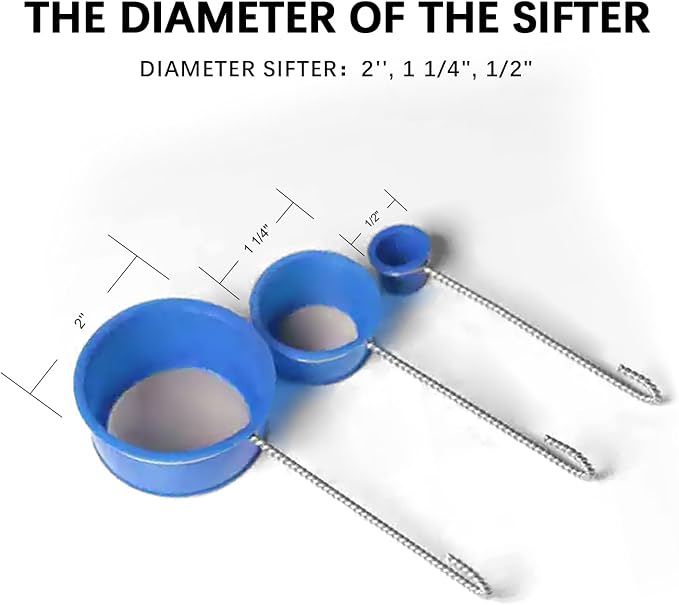 Sifter for Enamels Glass Powders DIY Enamel Starter Tool Lightweight Enameling Sifters (2")