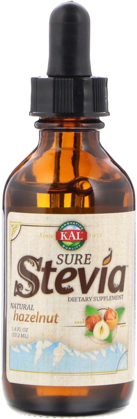 KAL Pure Stevia Extract, Hazelnut, 1.8 Fluid Ounce