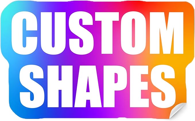 Custom Vinyl Stickers - Waterproof Fade-Resistant Labels with Your Design/Logo/Text/Image, Full Color Print, for Business and Personal Use (Multiple Shapes 1-6 Inches, 50-1000 Count)