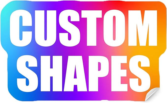 Custom Vinyl Stickers - Waterproof Fade-Resistant Labels with Your Design/Logo/Text/Image, Full Color Print, for Business and Personal Use (Multiple Shapes 1-6 Inches, 50-1000 Count)