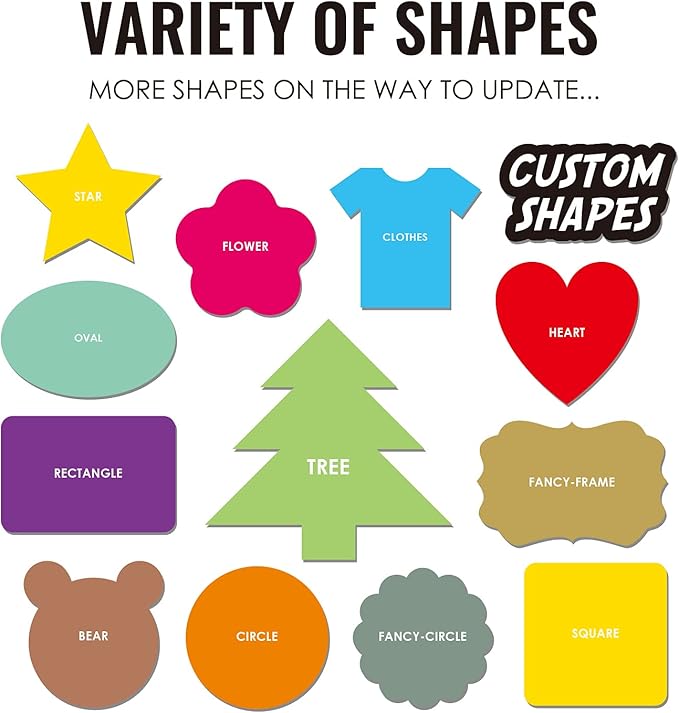 Custom Stickers - Customized Labels with Any Design Image Logo Text, 100 Rectangle 6"x3" Labels